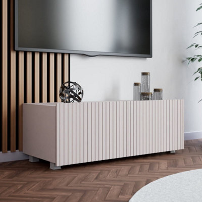 Arte Warm Sophistication With The Kolder Tv Cabinet 1000mm X 340mm X 410mm In Elegant Cashmere - image 1