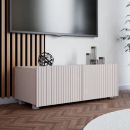 Arte Warm Sophistication With The Kolder Tv Cabinet 1000mm X 340mm X 410mm In Elegant Cashmere - thumbnail 1