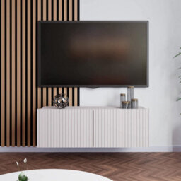 Arte Warm Sophistication With The Kolder Tv Cabinet 1000mm X 340mm X 410mm In Elegant Cashmere - thumbnail 4