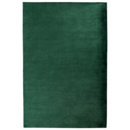 Beliani Rug Gesi Ii Dark Green 200 X 300 Cm Viscose - thumbnail 1