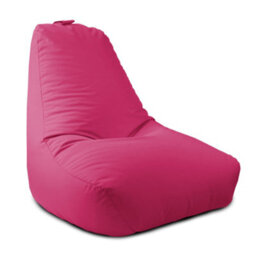 rucomfy Beanbags Rucomfy Indoor Or Outdoor Adults Water Resistant Pink Beanbag Chair - thumbnail 3