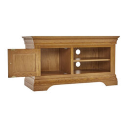 The Furniture Market French Louis Oak Small Tv Unit Up To 48 Tv Size - thumbnail 8