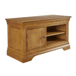 The Furniture Market French Louis Oak Small Tv Unit Up To 48 Tv Size - thumbnail 7