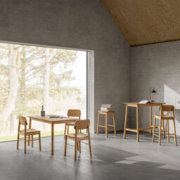 Furniture To Go Barlow Bar Stool In Matt Oak Set Of 2 - thumbnail 8
