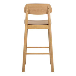 Furniture To Go Barlow Bar Stool In Matt Oak Set Of 2 - thumbnail 5