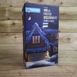 Samuel Alexander 11.5M 460 Led Frosted Iciclebrights Christmas String Lights In Blue & White - thumbnail 4