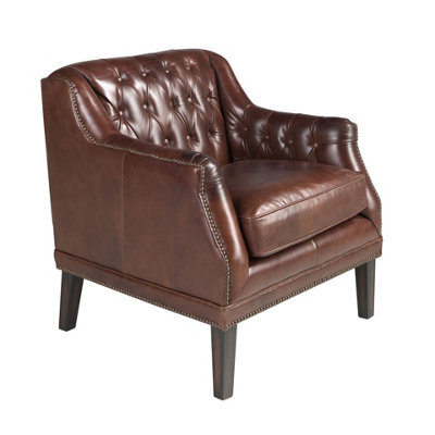 Angel Cerda Chester Armchair In Cognac Brown Leather - image 1