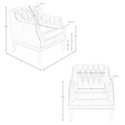 Angel Cerda Chester Armchair In Cognac Brown Leather - thumbnail 9