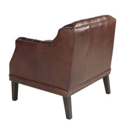 Angel Cerda Chester Armchair In Cognac Brown Leather - thumbnail 7