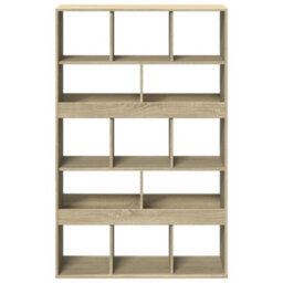 Berkfield Classic Bookcase Sonoma Oak 100X33X156.5 Cm Engineered Wood - thumbnail 4