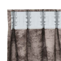 Berkfield Curtain With Curtains 2 Pcs Cappuccino 175 X 140 Cm Velvet - thumbnail 4