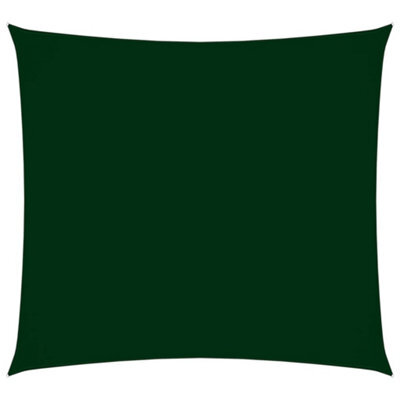 Berkfield Sunshade Sail Oxford Fabric Square 3.6X3.6 M Dark Green - image 1
