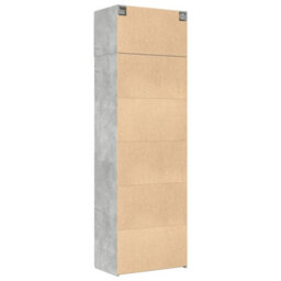 Berkfield Storage Cabinet Concrete Grey 70X42.5X225 Cm Engineered Wood - thumbnail 8