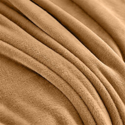 Bedlooms Camel Blanket, Reversible & Lightweight Couch & Bed Throw Blanket, Super King 230X270Cm - thumbnail 2