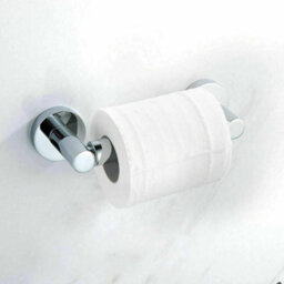 Wall Mounted Toilet Roll Holder Chrome Bathroom Tissue Paper Holder - thumbnail 4