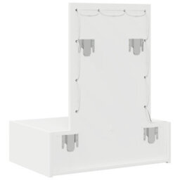Walplus Wall Hanging Dressing Table With Led Lights - White - thumbnail 7