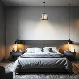 Happy Homewares Classic Lantern Pendant Ceiling Light In Matte Black With Clear Glass Sides - thumbnail 7