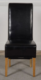 That's Furniture Montana Black Leather Dining Chairs For Dining Room Or Kitchen - thumbnail 2