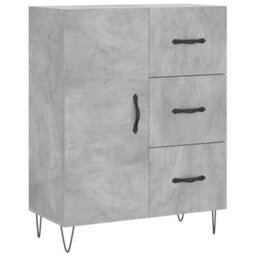 Berkfield Highboard Concrete Grey 69.5X34X180 Cm Engineered Wood - thumbnail 7