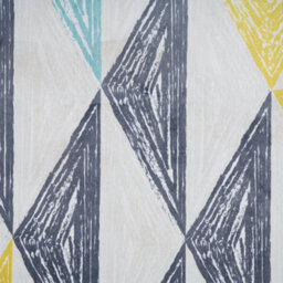 Beliani Nordic Grey And Yellow Geometric Low-Pile Area Rug 80 X 150 Cm - thumbnail 5