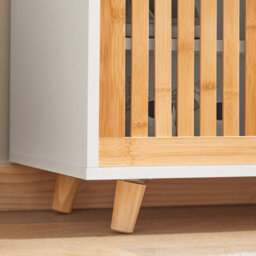 Sobuy Fsr125-Nw, Hallway Shoe Bench Shoe Cabinet Shoe Rack Shoe Storage Organizer,wood Effect,w100Xd35Xh45 - thumbnail 8