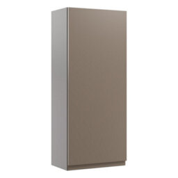 Westport Matt Stone Grey Bathroom Single Wall Cabinet (H)72Cm (W)29.5Cm - thumbnail 1