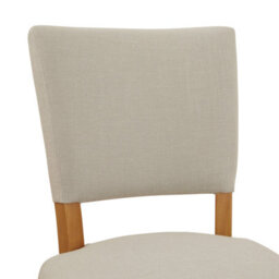 The Furniture Market Manor Oak Natural Linen Fabric Dining Chair Oak Hardwood Frame Elegant Open Back Foam Cushioned Seat French-Inspired Design - thumbnail 7