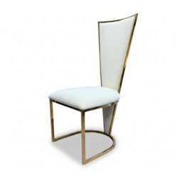 Home Luxe Interiors Set Of 2 Vienna Cream & Gold Dining Chairs - thumbnail 2