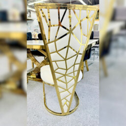 Home Luxe Interiors Set Of 2 Vienna Cream & Gold Dining Chairs - thumbnail 6