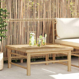 Berkfield Garden Table 65X65X30 Cm Bamboo