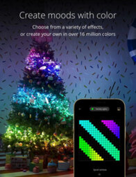 Twinkly Strings App-Controlled Led Christmas Lights With 400 Rgb (16 Million Colours) 32M Black Wire Indoor/outdoor Smart Lights - thumbnail 3