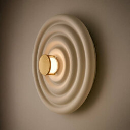 Portwest Westport Alexandra Led Ceramic Flush Wall Light White