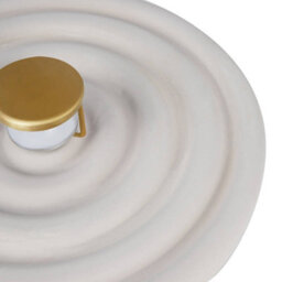 Portwest Westport Alexandra Led Ceramic Flush Wall Light White - thumbnail 2
