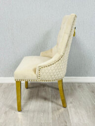 Sorrento  Dining Table + 4 Majestic Lion Knocker  Dining Chairs - thumbnail 6