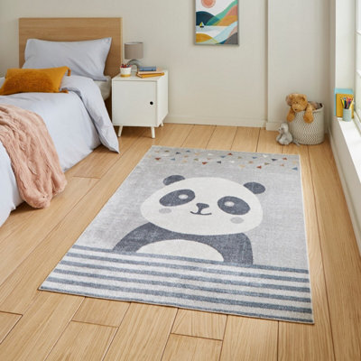Multicoloured Animal 40mm Thick Stain-Resistant Rug For Bedroom, Dining Room, Easy To Clean Modern Rug-120Cm X 170Cm - image 1