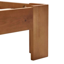Berkfield Bed Frame Honey Brown Solid Pine Wood 100X200 Cm - thumbnail 5