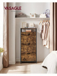 LEDREM Shoe Cabinet, High Shoe Storage Cabinet With 3 Folding Doors, In The Hallway For 12-18 Pairs Of Shoes, Space Saving - thumbnail 1