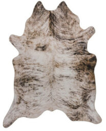 Modern Rug, Anti-Shed Luxurious Bedroom Rug, Easy To Clean Cowhide Rug, 3mm Thickness Grey Abstract Rug-190Cm X 240Cm - thumbnail 2