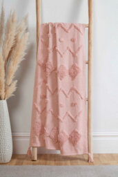 Rapport Home Juniper Tufted Cotton Blanket Throw