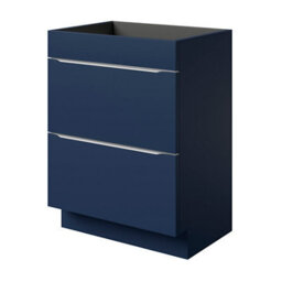 GoodHome Imandra Matt Blue Freestanding Bathroom Cabinet (H) 820mm (W) 600mm - thumbnail 1