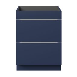 GoodHome Imandra Matt Blue Freestanding Bathroom Cabinet (H) 820mm (W) 600mm - thumbnail 2
