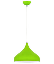 Long Life Lamps Company Modern Ceiling Pendant Light Green Metal Dome Lamp Shade M0079 - thumbnail 3