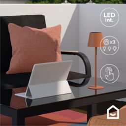 GoodHome Quelea Matt Terracotta Integrated Led Table Lamp - thumbnail 8