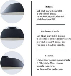 Retro 36Cm Siny Black Pendant Lampshade, Hanging Pendant Light Shade Easy Fit - thumbnail 4