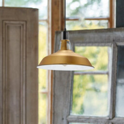 Ledsone Vintage Metal Lamp Shades In A Antique Shades For Ceiling Lights Lampshades , Yellow Brass, 2Pack - thumbnail 4