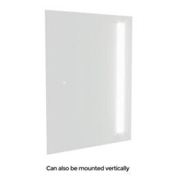 Nes Home 800X600mm Led Bathroom Mirror With Anti-Fog Function, Touch Sensor Switch, Cool White Lighting Vertical & Horizontal - thumbnail 5