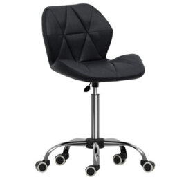 Lassic Vida Designs Geo Black Office Swivel Chair Ukfr Pu Faux Leather - thumbnail 8