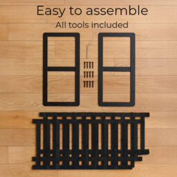 Neo 3-Tier Bamboo Shoe Rack Stand Black Shoe Storage Shelf For Hallway Bedroom Bathroom - thumbnail 9