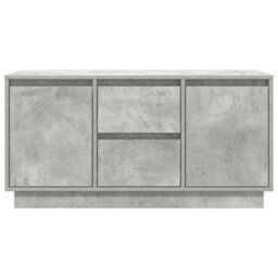 Berkfield Tv Cabinet With Led Lights Concrete Grey 100X41X50 Cm - thumbnail 7