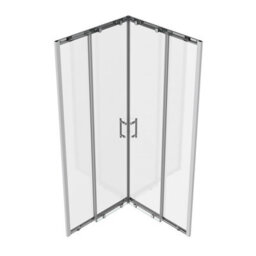 Vruc Square Shower Enclosure 800 X 800 X 1900 mm Chrome - thumbnail 3